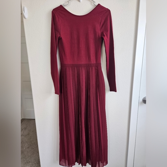 NEW!!! J.CREW Pleated Maxi Ballet Dress in Stretch Cotton Blend Size XS - Picture 4 of 9